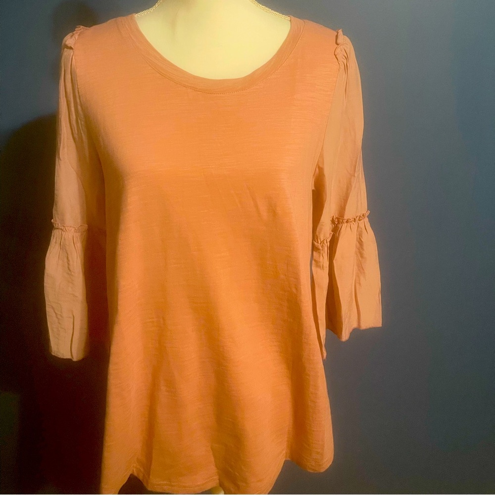 Umgee Pink 3/4 sleeve top Size S